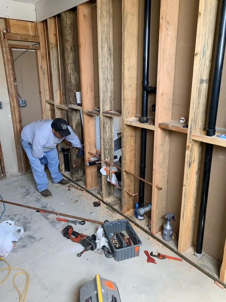 Commercial rough-in plumbing for Gas Line Repair in Box Elder